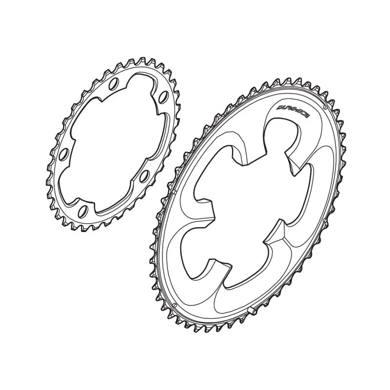 Shimano Dura Ace 12 Kettenblatt 50 Zähne, Y-1KZ 98010 FC-7950 4 Shimano Dura Ace 12 Kettenblatt 50 Zähne, Y-1KZ 98010 FC-7950 – Bild 2