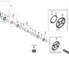 Shimano XTR FC-M9100/20/9020-B1 Kurbel - Distanzscheibe Und Ring -Fahrradladen shimano xtr fc m9120 kurbel distanscheibe ring