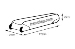 TranZBag Air Velo - Lufttransporttasche Schwarz 15 TranZBag Air Velo - Lufttransporttasche Schwarz -Fahrradladen tranzbag air masse 2