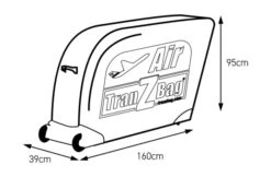 TranZBag Air Velo - Lufttransporttasche Schwarz 13 TranZBag Air Velo - Lufttransporttasche Schwarz -Fahrradladen tranzbag air masse