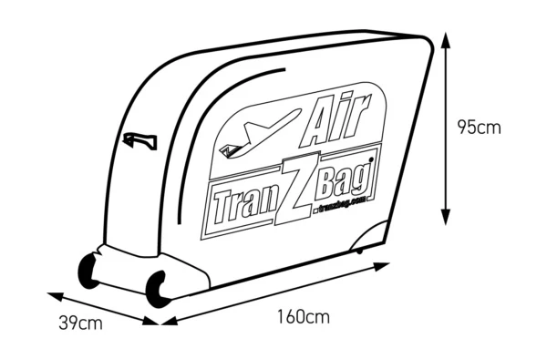 TranZBag Air Velo - Lufttransporttasche Schwarz 7 TranZBag Air Velo - Lufttransporttasche Schwarz – Bild 5